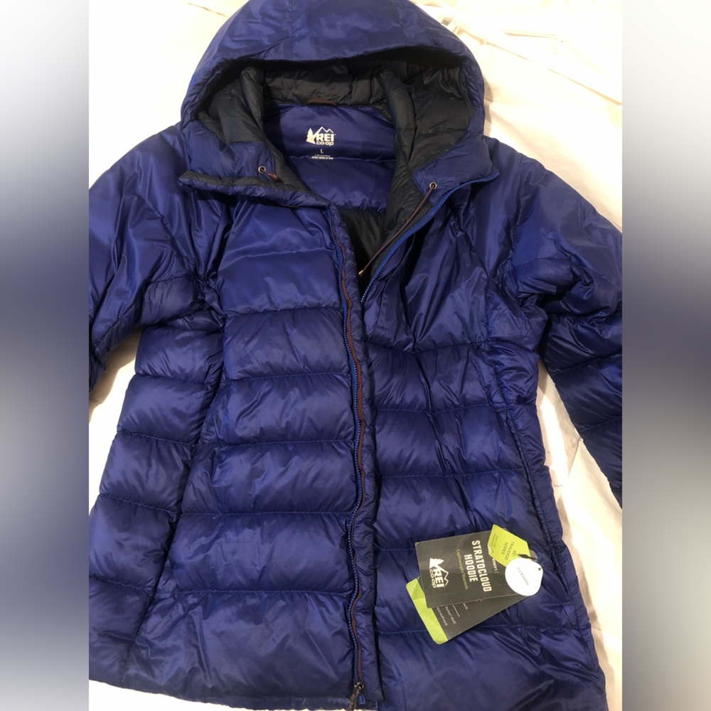 Rei womens stratocloud hoodie new with tags